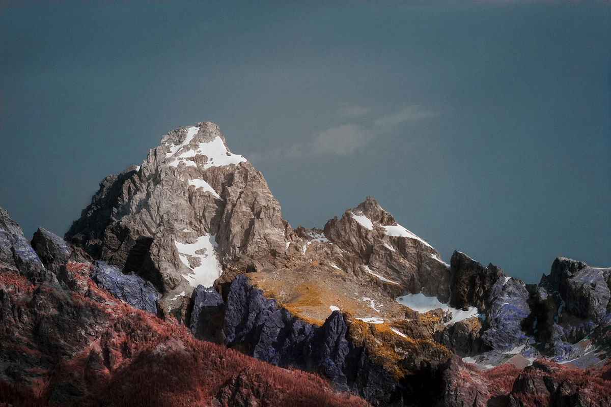Infrared Grand Teton  |  Tetons National Park